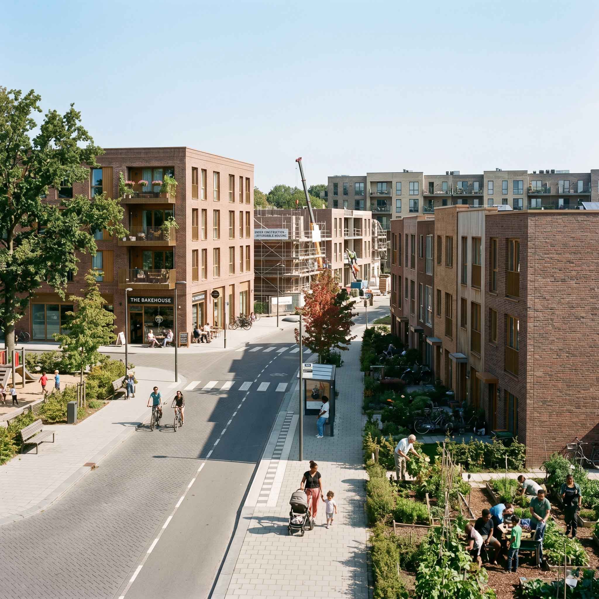 Neighborhood housing context representing project collaborators